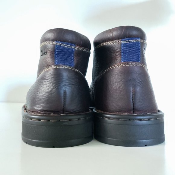 Clarks, Men's Kyros Mid, Brown Tumb,Casual Boot Size U.S. 8 M, Model 261-10607 - Picture 6 of 12